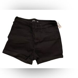 NWT Old Navy High-Waisted Wow Jean Shorts – Black – Size 8